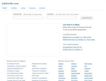 Tablet Screenshot of jobforme.com